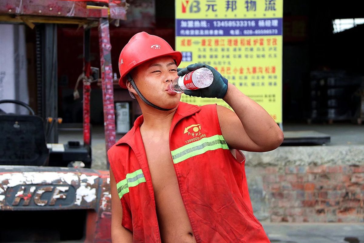 诺安物流一线工作人员